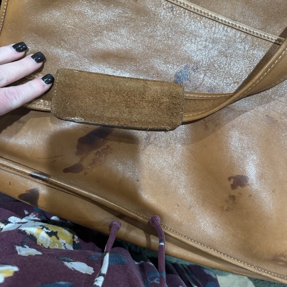 Coach Essex Vintage Briefcase British Tan Brown Leather Spring 80s USA Ship - Picture 16 of 16